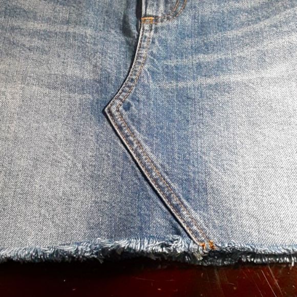 Abercrombie & Fitch Denim Jean Skirt for woman size 25 aka size 2/ extra small o - Picture 6 of 7